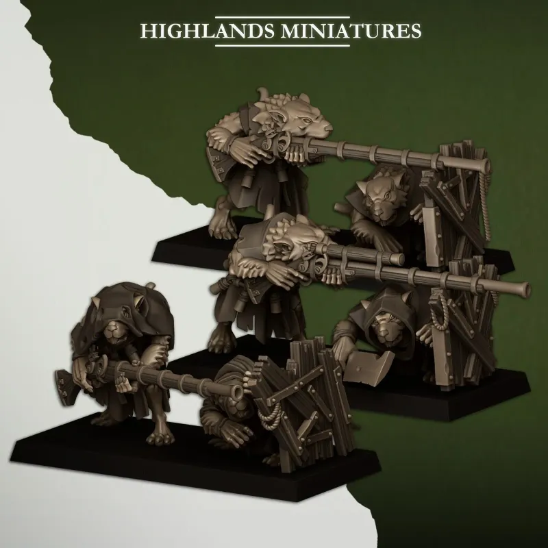 Vermin Shooters - Highlands Miniatures - Sewer Vermin
