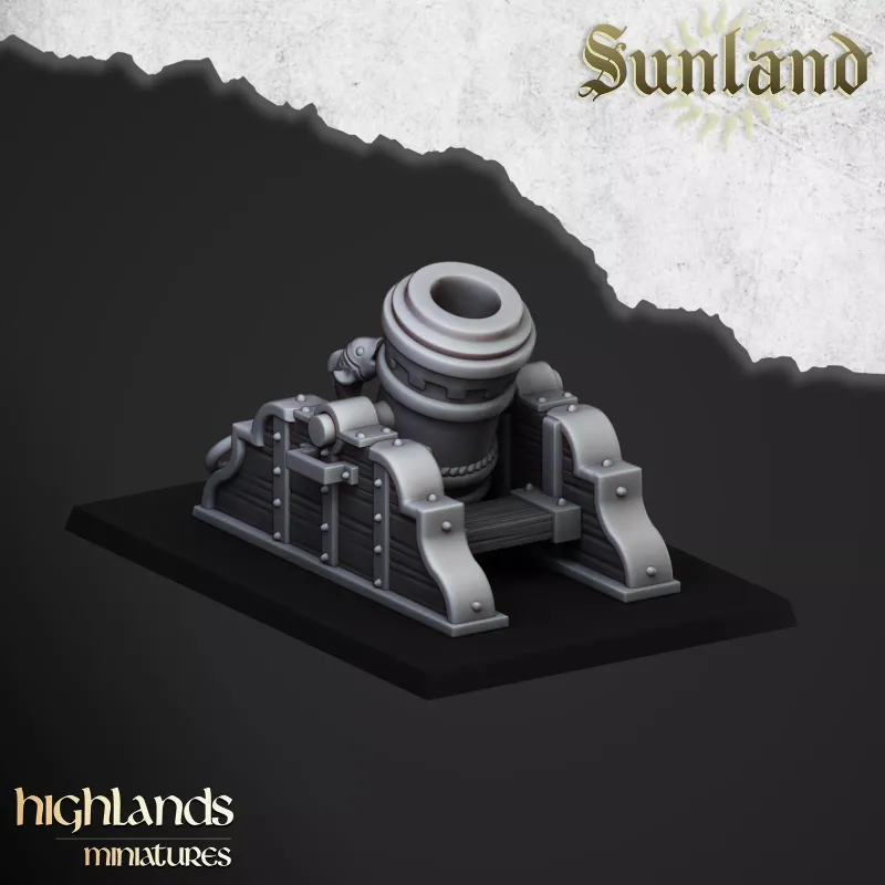 Sunland Mortar- Highlands Miniatures - Sunland - The Empire of the Sun