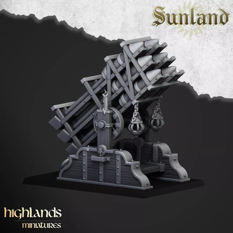 Sunland Rocket Launcher- Highlands Miniatures - Sunland - The Empire of the Sun