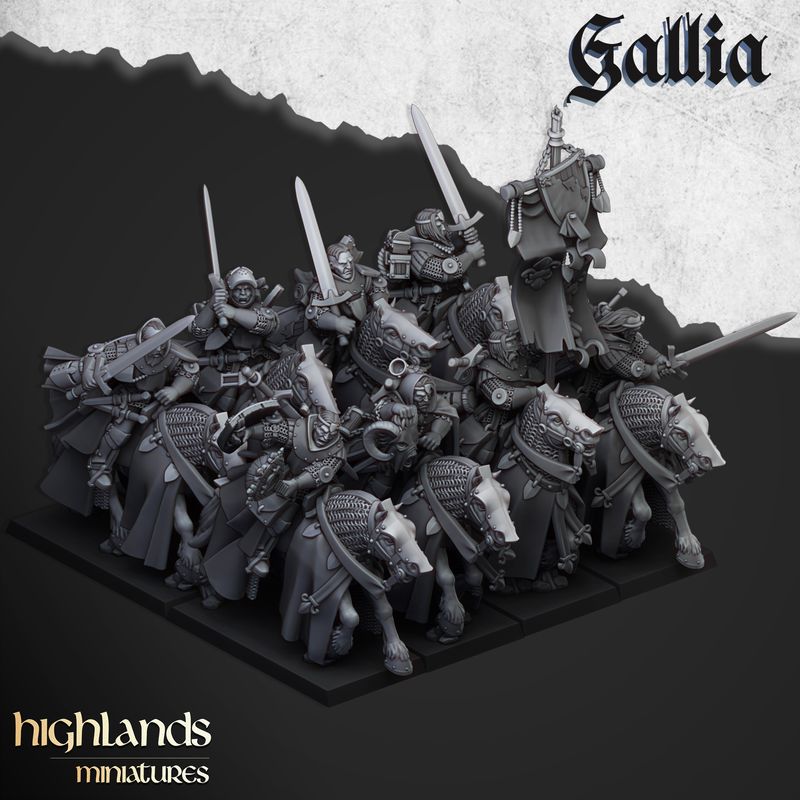 Questing Knights - Highlands Miniatures - Gallia - The Medieval Kingdom