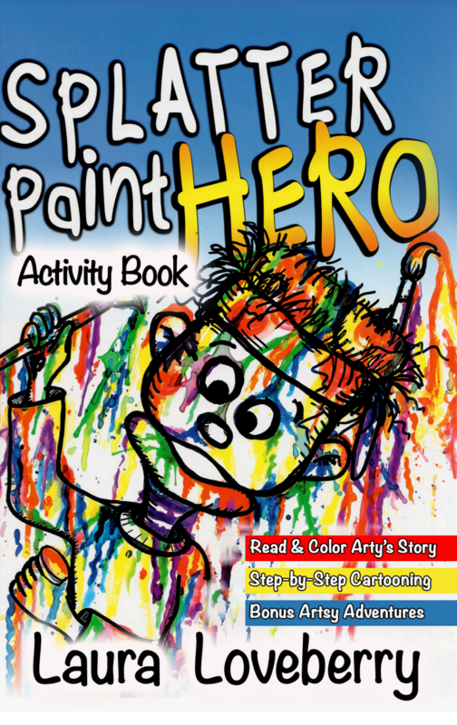 Splatter Paint Hero Activity Book