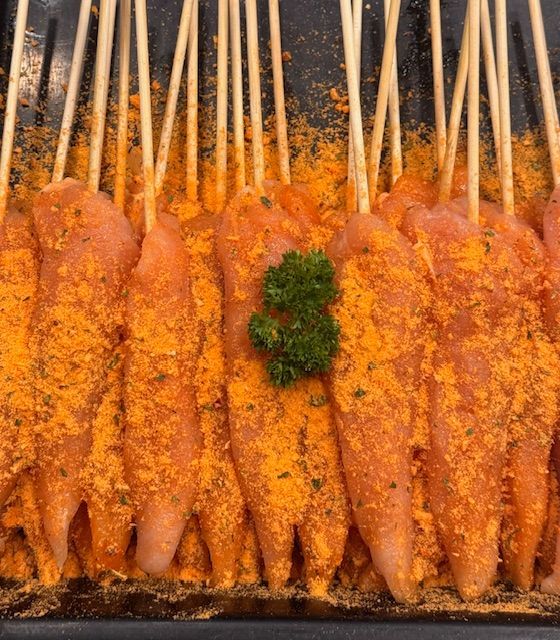 Macadamia Satay Chicken Sticks (each)
