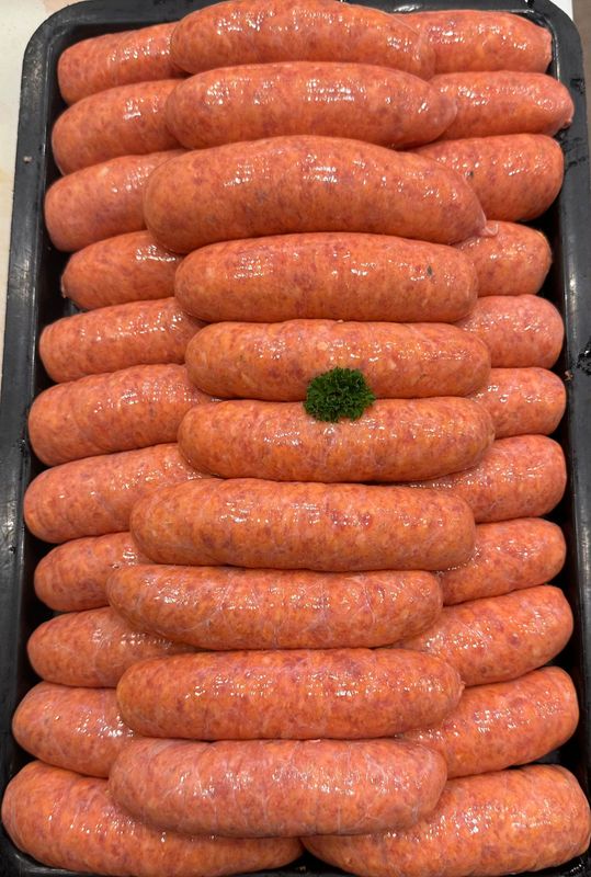 Beef Sausages (thick or thin)(Gluten Free) (per kilo)
