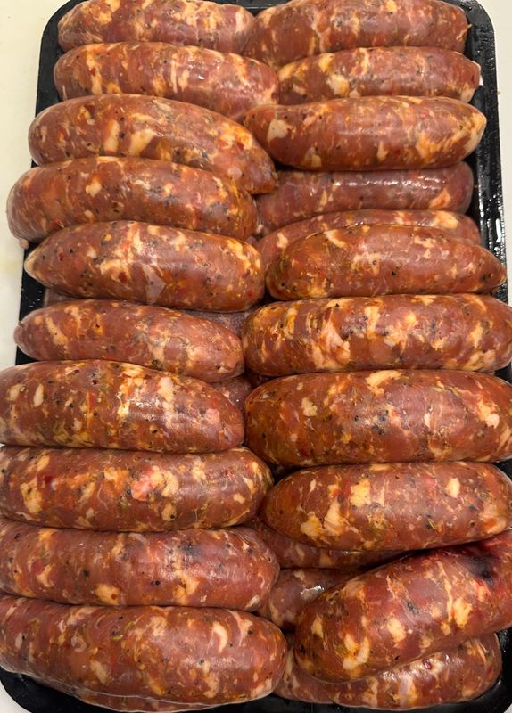 Italian Sausages (thick or thin)(per kilo)