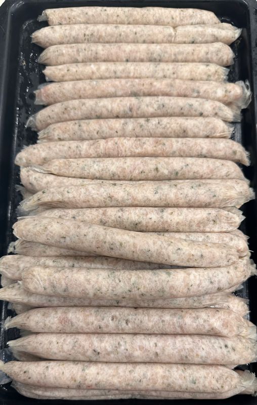 Chicken Sausages (thick or thin)(gluten free)(per kilo)