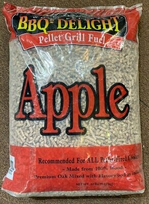 BBQr’s Delight Pellet: Apple - 20lb bag