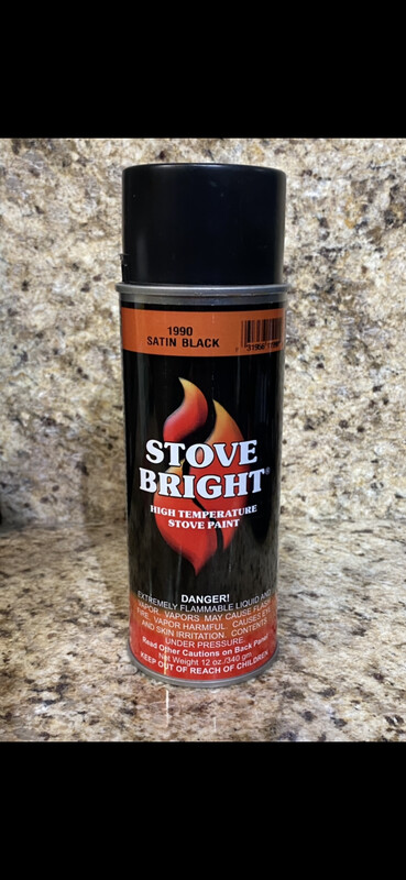 Satin Black High Heat Spray Paint