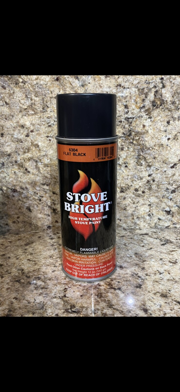 Flat Black High Heat Spray Paint