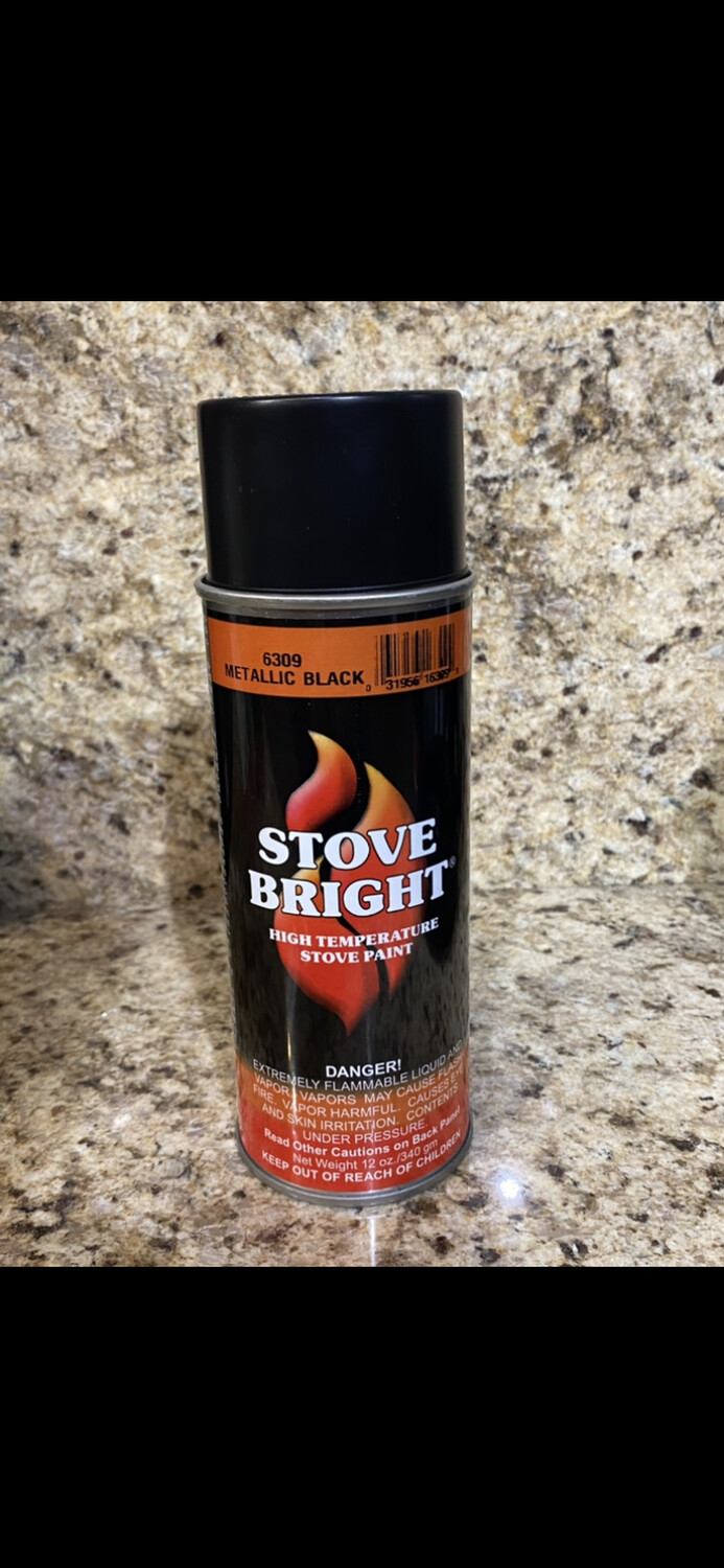 Metallic Black High Heat Spray Paint