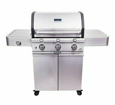 Saber Deluxe Stainless 3-Burner Gas Grill