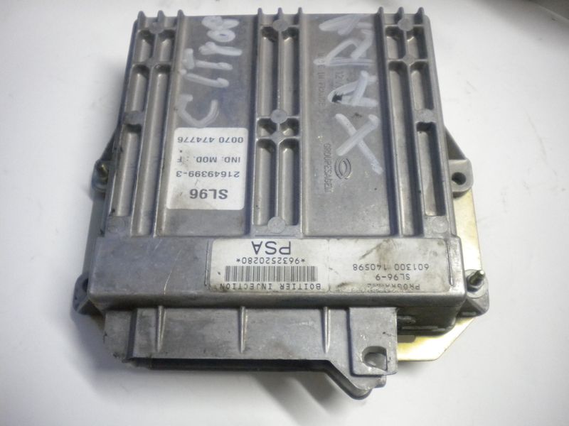 Centralina motore PSA 9632520289 SL96-9 per Citroen e Peugeot, usata.