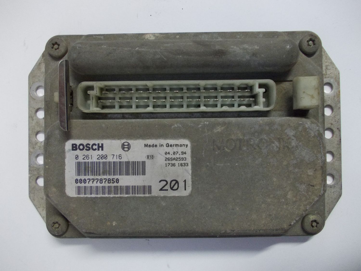 Centralina motore Bosch 0261200716 per Autobianchi Lancia Y10 1.1 cc usata. Centralina motore Bosch 0261200716 per Autobianchi Lancia Y10 1.1 cc usata.