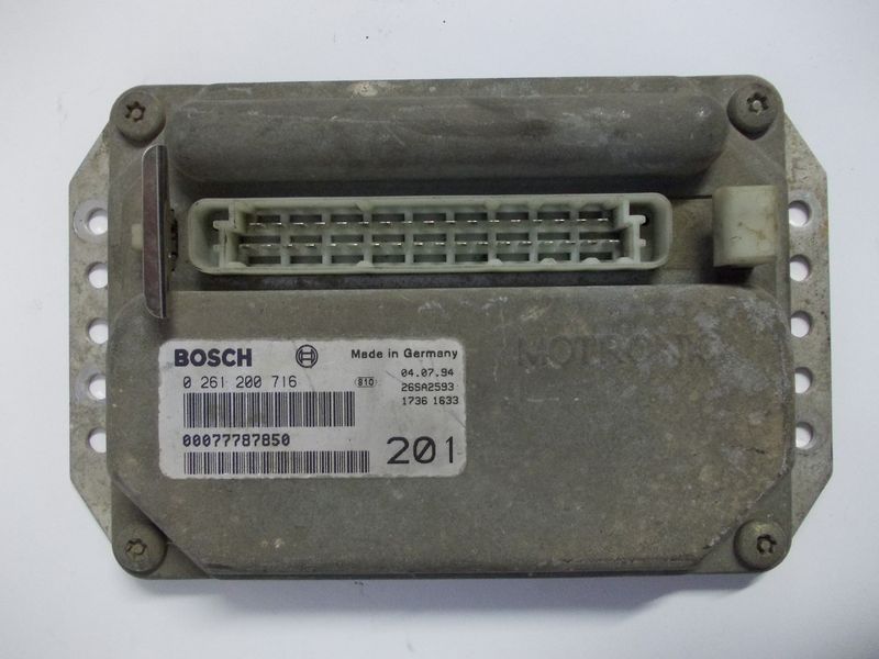 Centralina motore Bosch 0261200716 per Autobianchi Lancia Y10 1.1 cc usata.