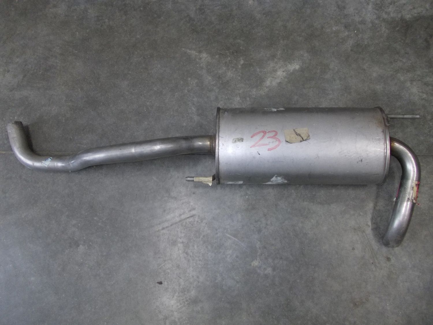 Marmitta scarico terminale Volkswagen Polo III dal 1994 nuova.