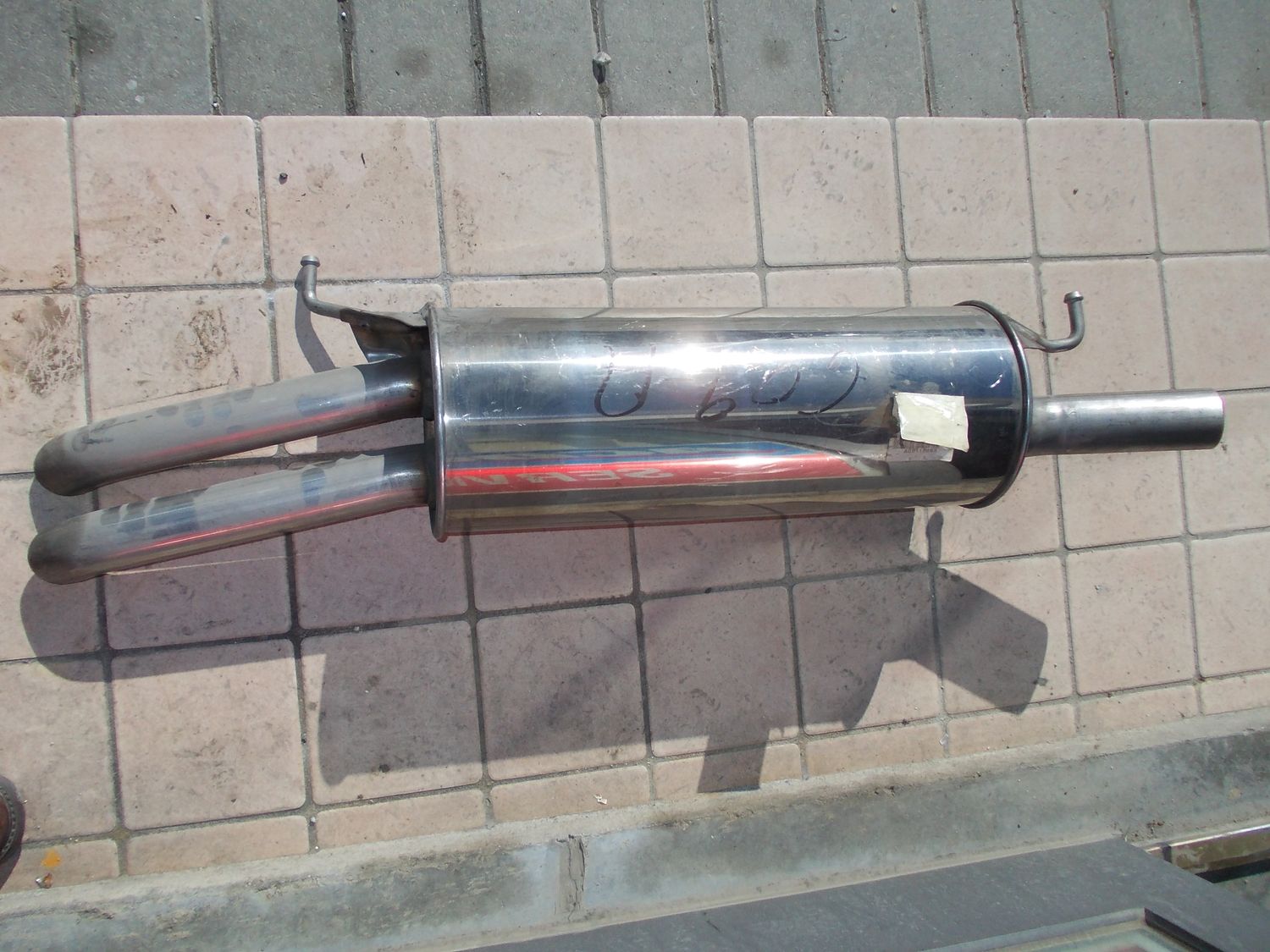 Marmitta silenziatore posteriore per Audi A6 (4B, C5) 1900 TDI 81 KW codice OEM 4B0253611AQ nuova.