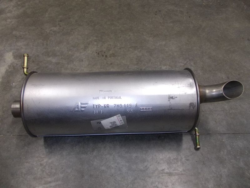 Marmitta silenziatore posteriore Volkswagen Sharan 2.8 VR6 benzina, nuova.