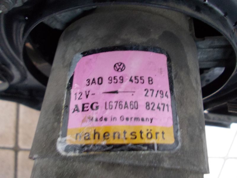 Ventole complete raffreddamento motore Volkswagen Passat dal 1993 al 1996 usate.