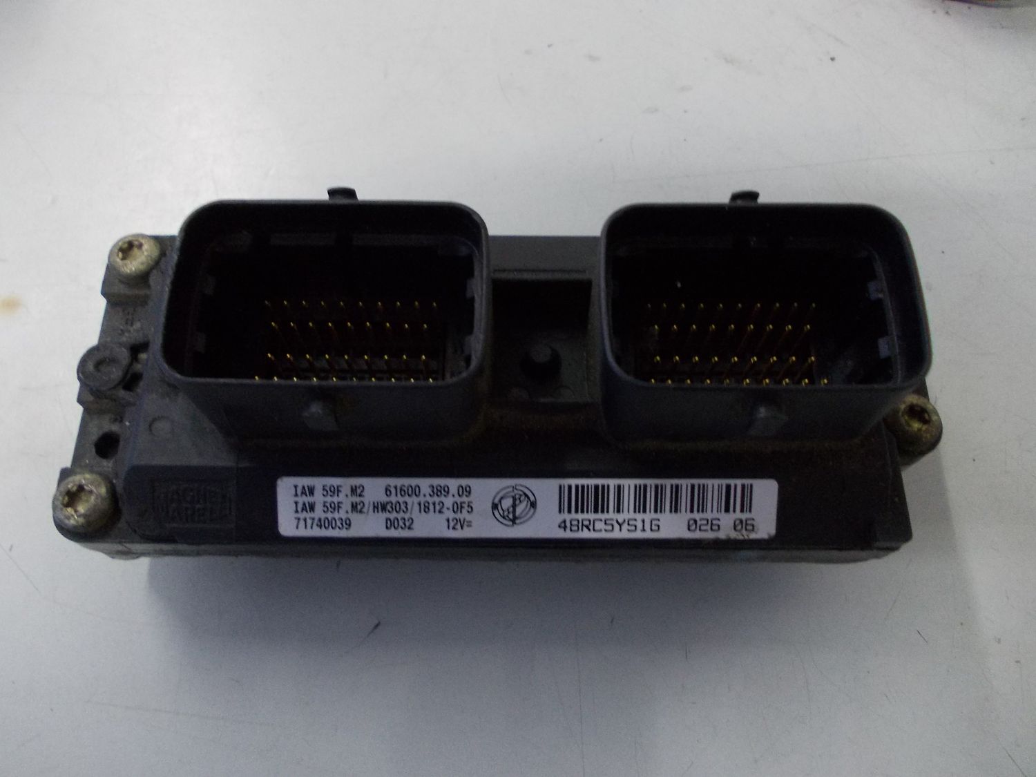 Centralina motore IAW 59F.M2/HW002 vergine per Fiat Punto 1.2 cc. Usata.