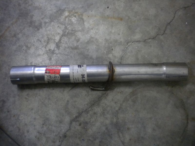 Tubo gas scarico centrale Bosal 713-411 per Fiat Ducato, Citroen Jumpy e Peugeot Expert passo lungo. Nuovo.