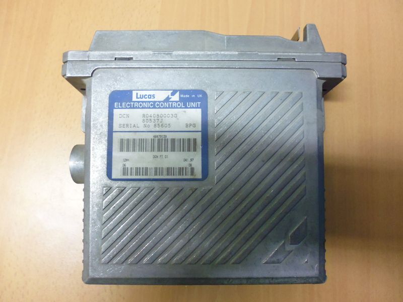 Centralina motore Lucas R04080003G per Fiat Marea TD 100. Usata.