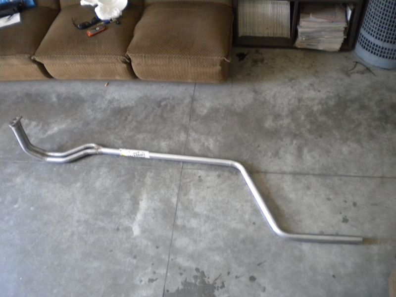 Tubo scarico originale Fiat per Panda 141A dal 1985 al 1991, codice 7587594, nuovo.