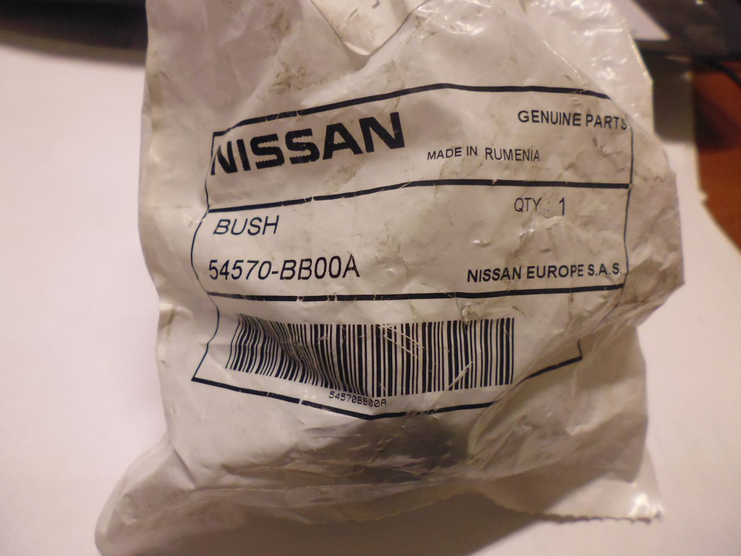 Boccola silent block Nissan Bush 54570-BB00A Qashqai, X-Trail. Boccola silent block Nissan Bush 54570-BB00A Qashqai, X-Trail.