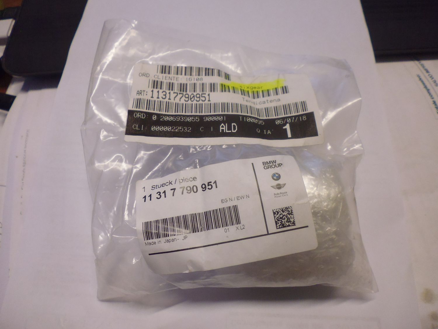 Tendicatena originale 11317790951 Mini Diesel R50