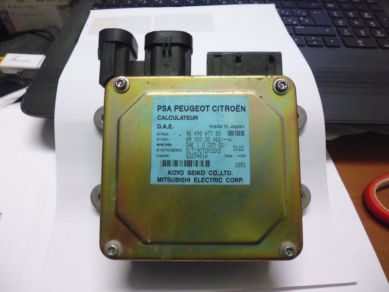 Centralina servosterzo elettrico Citroen C3 1.4 HDI 9649847780.