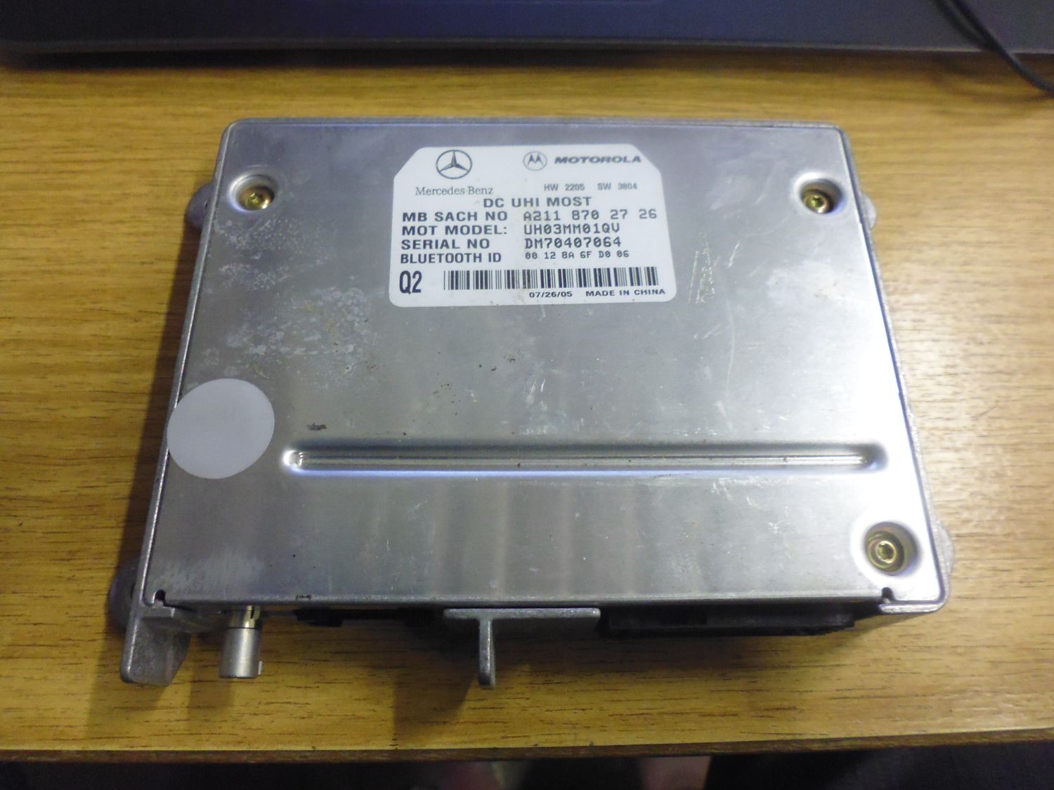 Centralina bluetooth modulo telefono A2118702726 Mercedes ML 280 W164