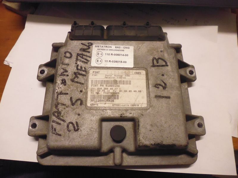 Centralina motore Metatron 4100132 Fiat 51803158 Punto serie 188 1.2 44 kw Bipower 2003/2012
