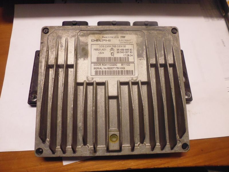 Centralina motore 9648966680 9654305780 Citrone C3 1.4 HDI 16V 90 cv.