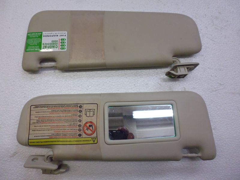 Pantine alette parasole originali Fiat 500 del 2007