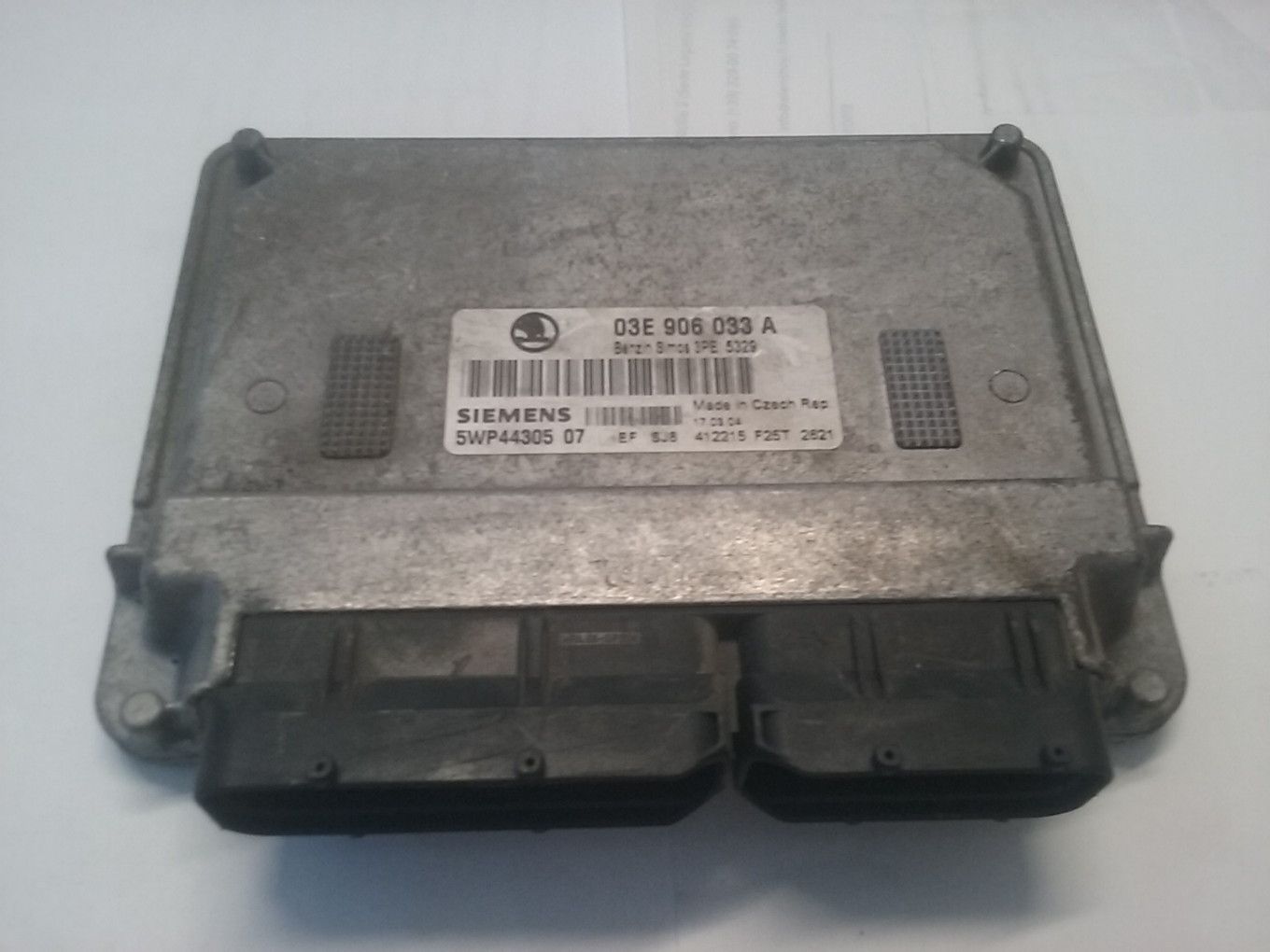 Centralina motore Siemens 5WP44305 07 Skoda Fabia 1.2 codice 03E906033A.
