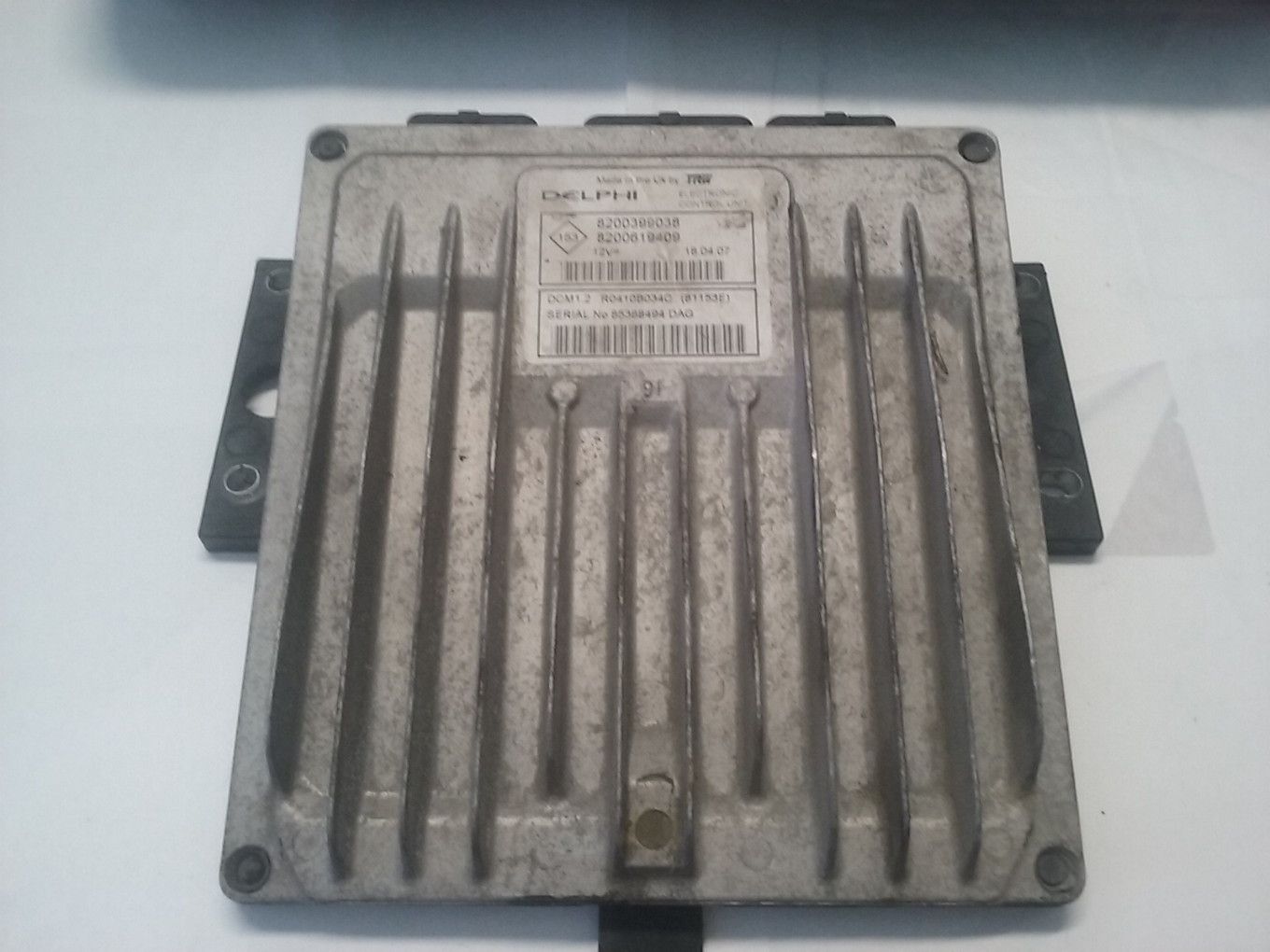 Centralina motore Delphi 8200399038 8200619409 Renault Clio III 1,5 DCI 2005/2009. Centralina motore Delphi 8200399038 8200619409 Renault Clio III 1,5 DCI 2005/2009.