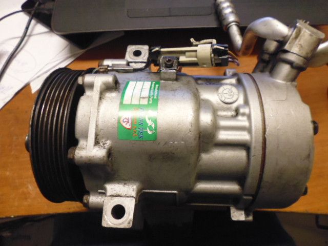 Compressore aria condizionata Fiat Croma 1.9 D Sanden SD7VDH rigenerato Trans Tek 13432.