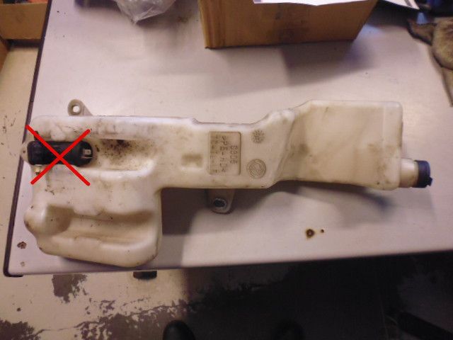 Vaschetta acqua tergicristallo Fiat Multipla seconda serie.