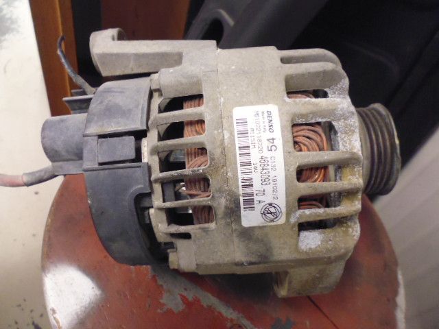 Alternatore Denso 46843093 14V 70A Fiat Panda seconda serie 169 con motore benzina.