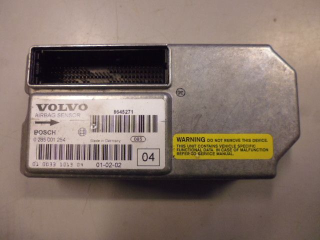 Centralina airbag Bosch 0285001254 per Volvo V70 del 2001.