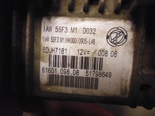 Centralina motore IAW5SF3.M1 HW300 Fiat Grande Punto 1.2 benzina. Centralina motore IAW5SF3.M1 HW300 Fiat Grande Punto 1.2 benzina.