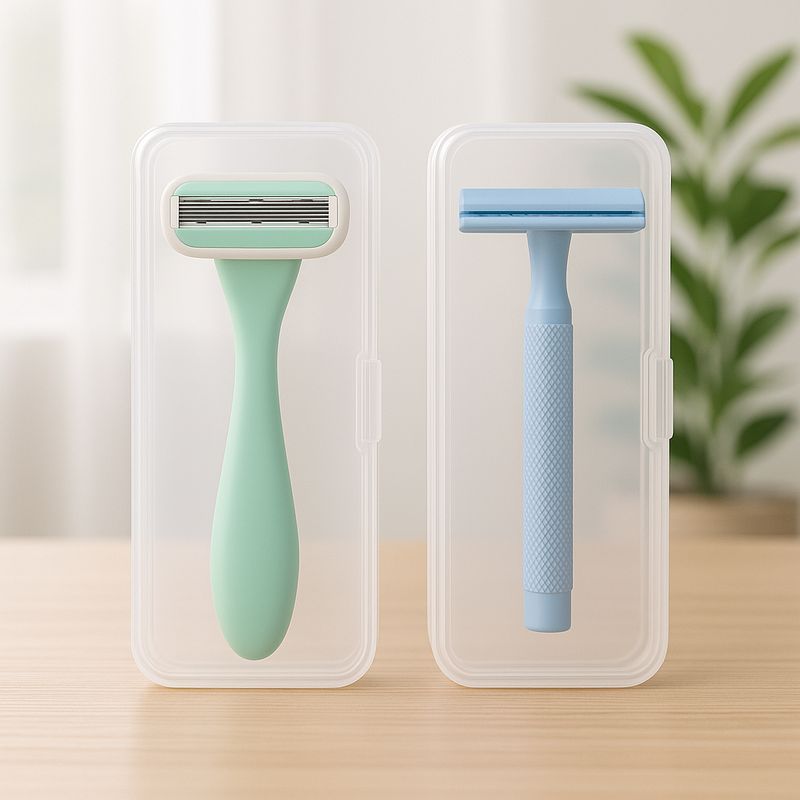 Plastic Razor Travel Case