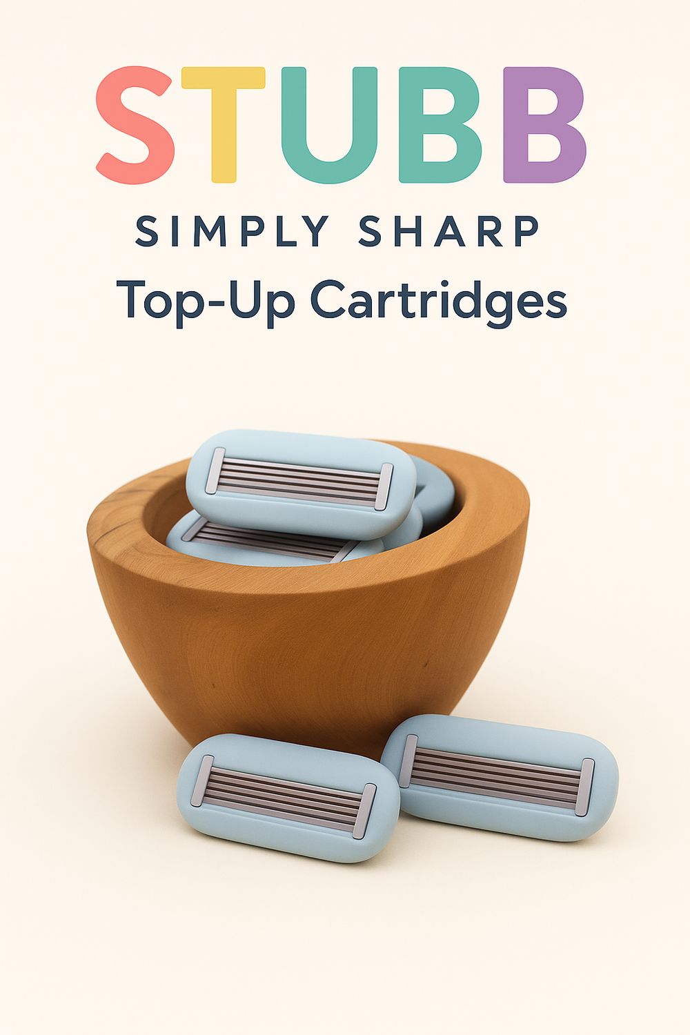 Blue - 5 Blade Cartridge Top-Up