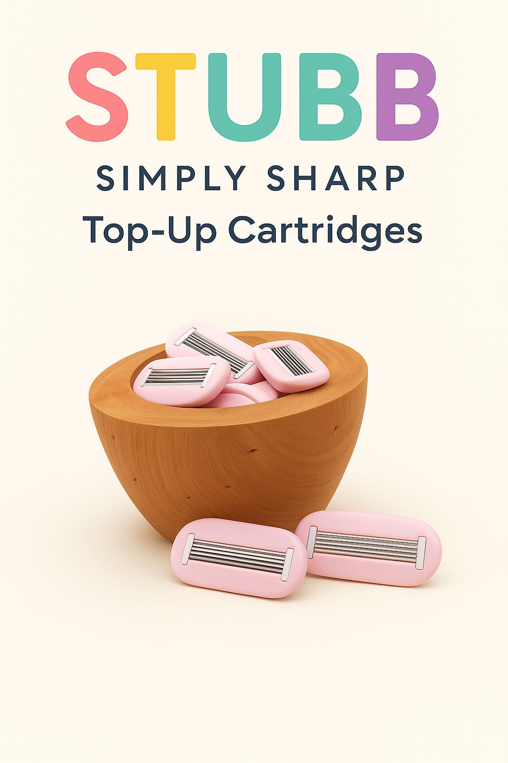 Pink - 5 Blade Cartridge Top-Up