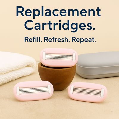 Pink - 5 Blade Cartridge Top-Up