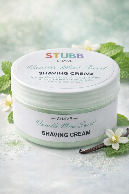 STUBB Vanilla Mint Swirl Shaving Cream