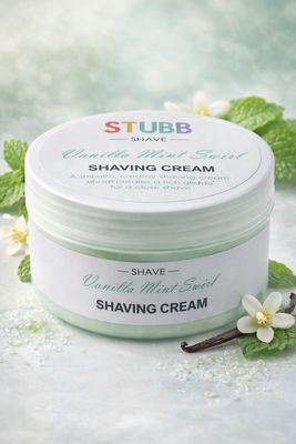 STUBB Vanilla Mint Swirl Shaving Cream STUBB Vanilla Mint Swirl Shaving Cream
