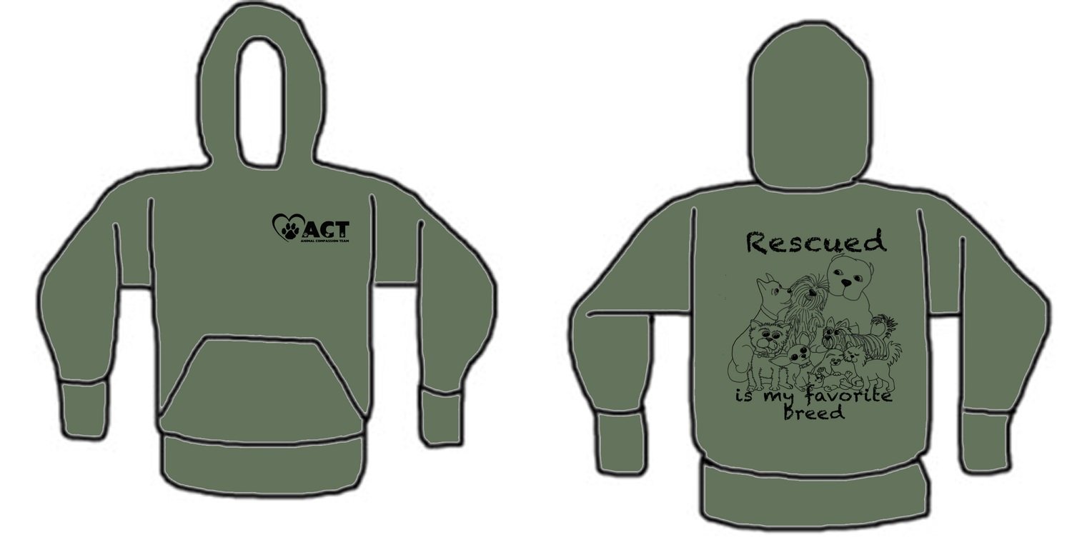 Favorite Breed Shirt - Pull over Hoodie