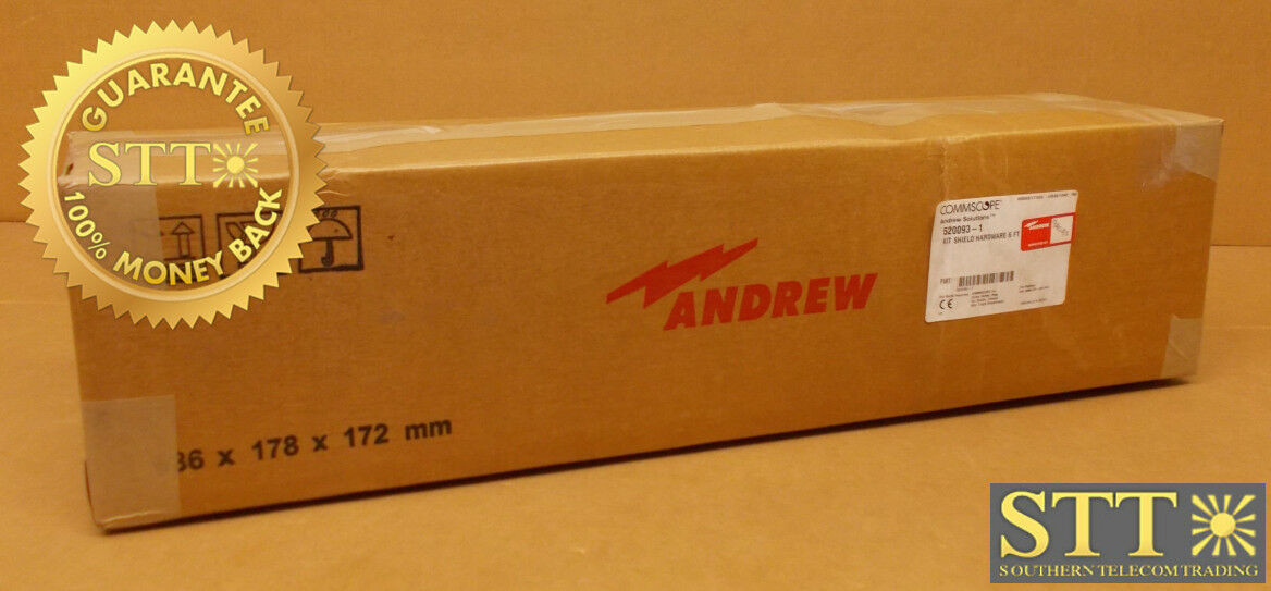 520093-1 COMMSCOPE / ANDREW PARABOLIC ANTENNA SHIELD INSTALL HARDWARE KIT 6&#39; NEW - 90 DAY WARRANTY