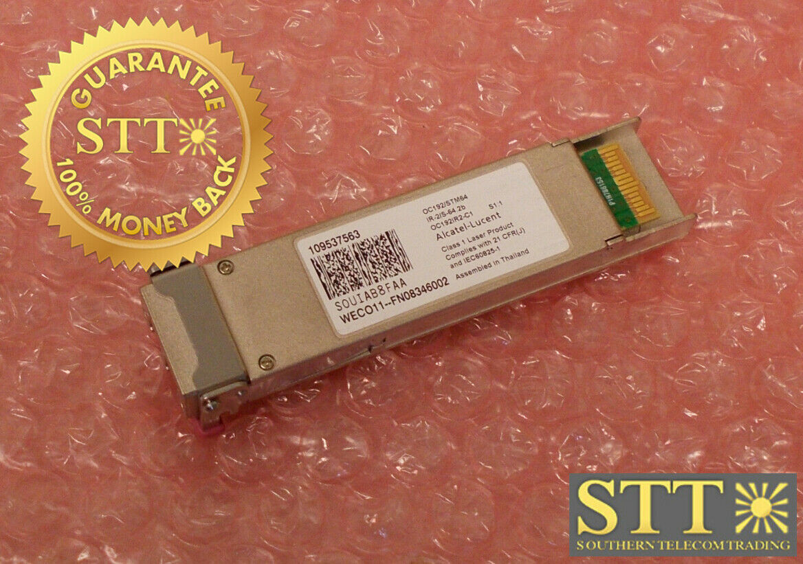 OC192IR2-C1 ALCATEL-LUCENT 1665 OC192 XFP TRANSCEIVER 109537563 SOUIAB8FAA - REFURBISHED - 90 - DAY WARRANTY