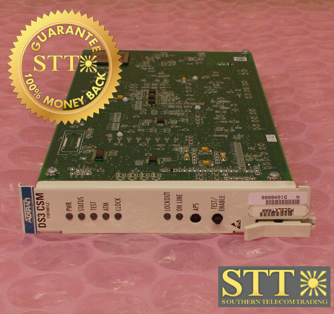 1181041L2 ADTRAN TA3000 CELL SWITCH MODULE DS3 CSM M3C3LKTAAA REFURBISHED - 90 DAY WARRANTY