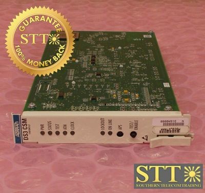 1181041L2 ADTRAN TA3000 CELL SWITCH MODULE DS3 CSM M3C3LKTAAA REFURBISHED - 90 DAY WARRANTY